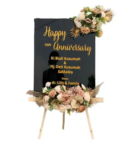 Papan Bunga Akrilik Buaran Mangga